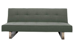 Channing Fabric Clic Clac Sofa Bed - Light Grey